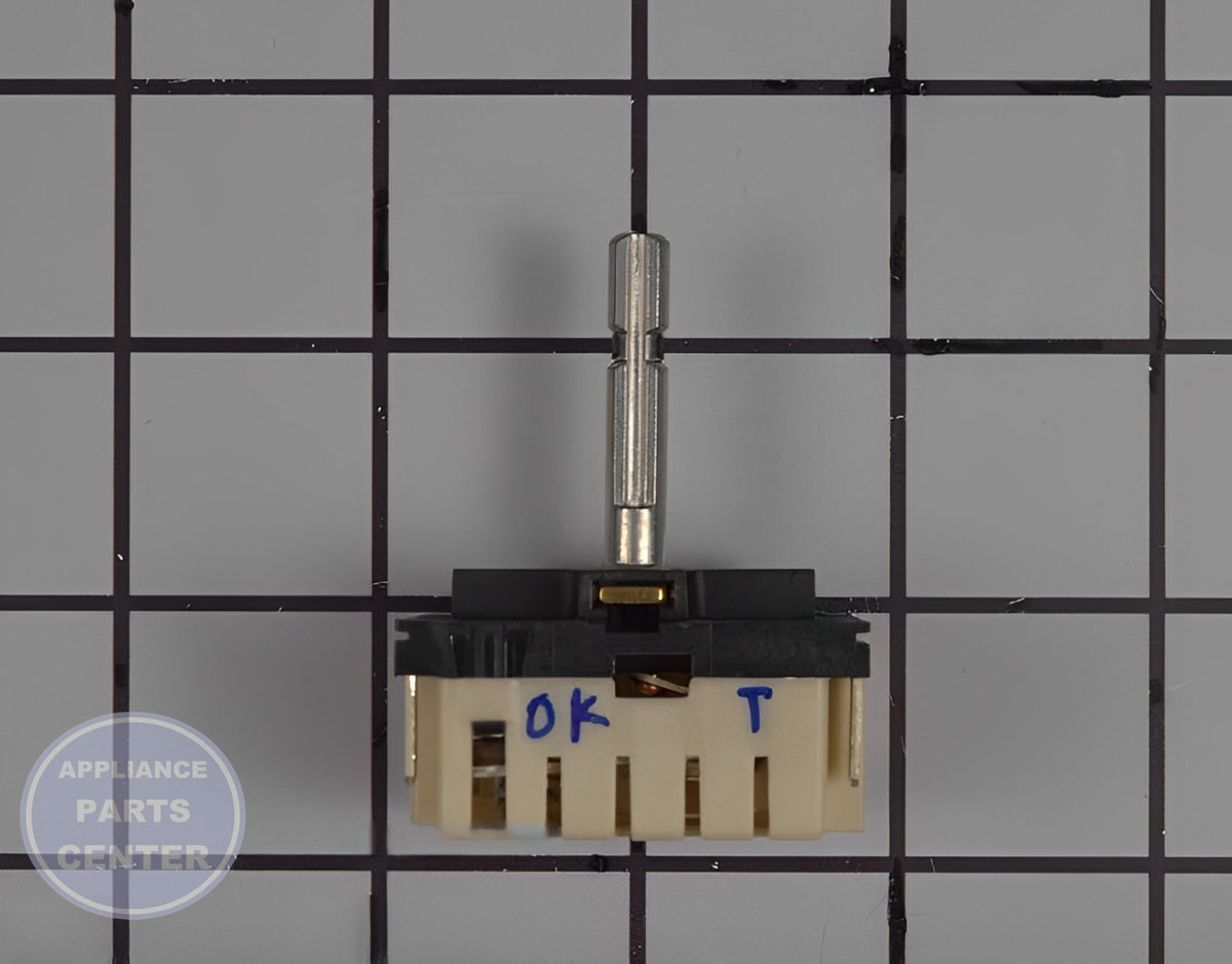 Samsung Range Oven Dual Infinite Burner Switch DG44-01002A - Installation in SMG Oven showing key mounting points
