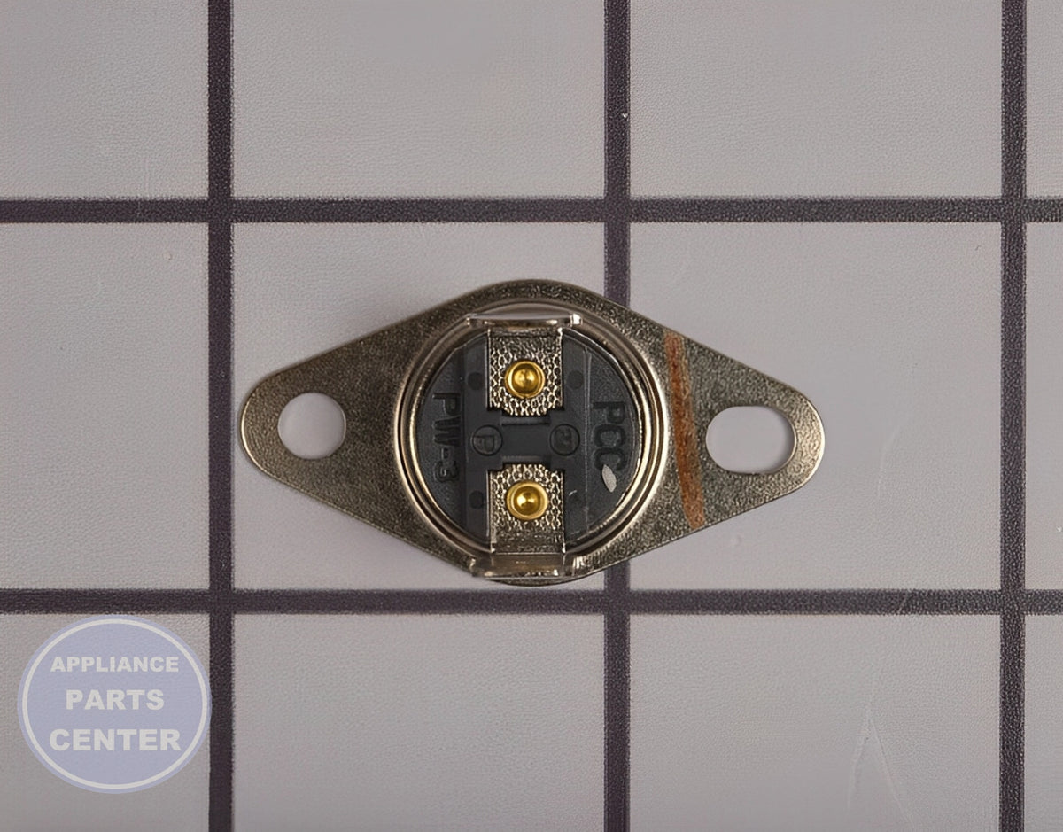 SAMSUNG RANGE OVEN THERMOSTAT 250V 15A - Side view with precise technical specifications