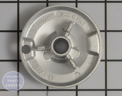 Surface Burner Base DG62-00075B - Side view with 6-inch burner specs