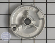 Samsung Surface Burner Base DG62-00075B - Main view showing 6-inch diameter for XYZ and ABC models