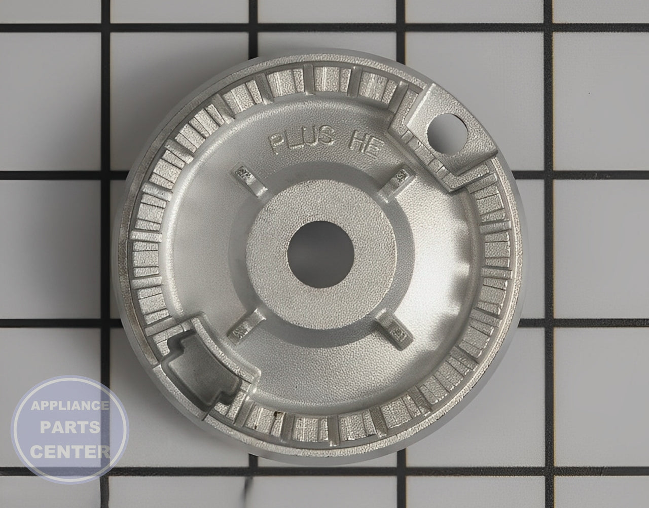 Samsung Surface Burner Base DG62-00075B - Installation in XYZ model showing key mounting points