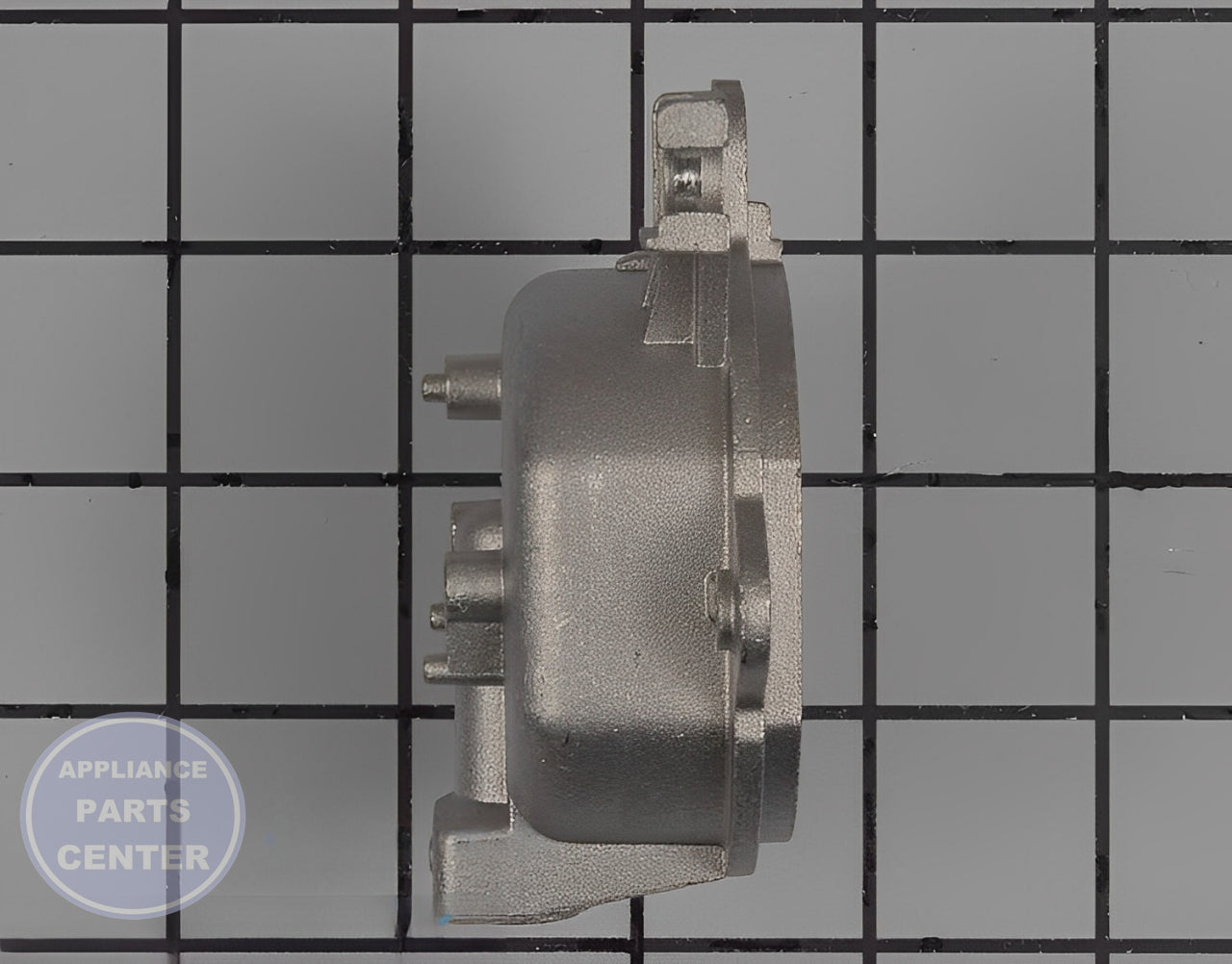 Surface Burner Orifice Holder DG62-00082B - Side view with exact measurements