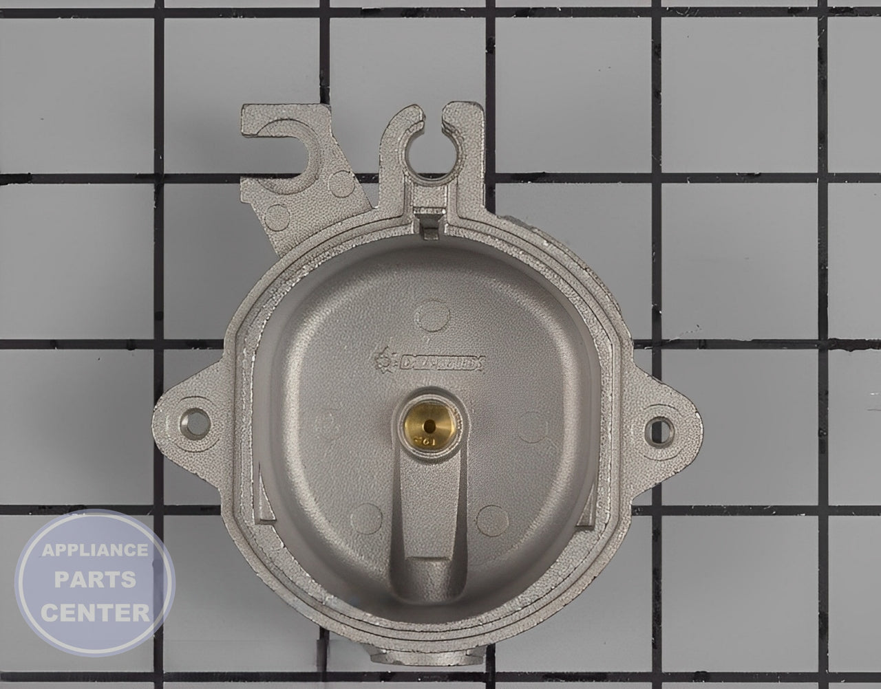 Samsung Surface Burner Orifice Holder DG62-00082B - Main view showing precise gas controls for Samsung Range