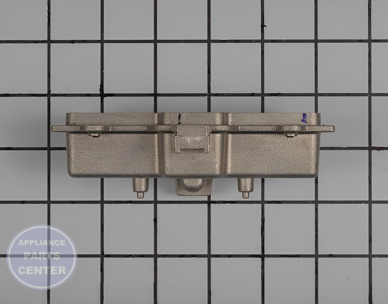 Surface Burner DG62-00090A - Side view with precise measurements