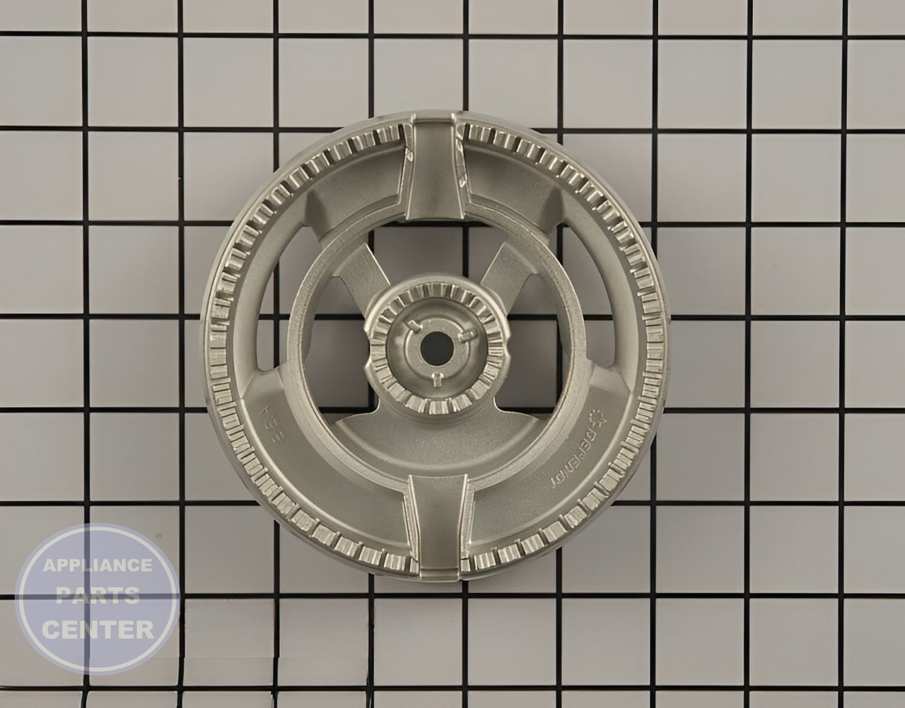 Samsung BURNER HEAD DUAL DG62-00132A - Main view showing efficient heat distribution for NX58F5700WS