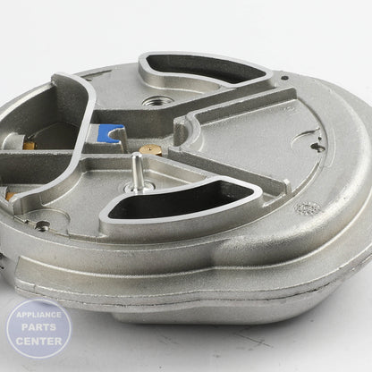 BURNER CUP DG62-00162A - Side view with gas burner and control valve