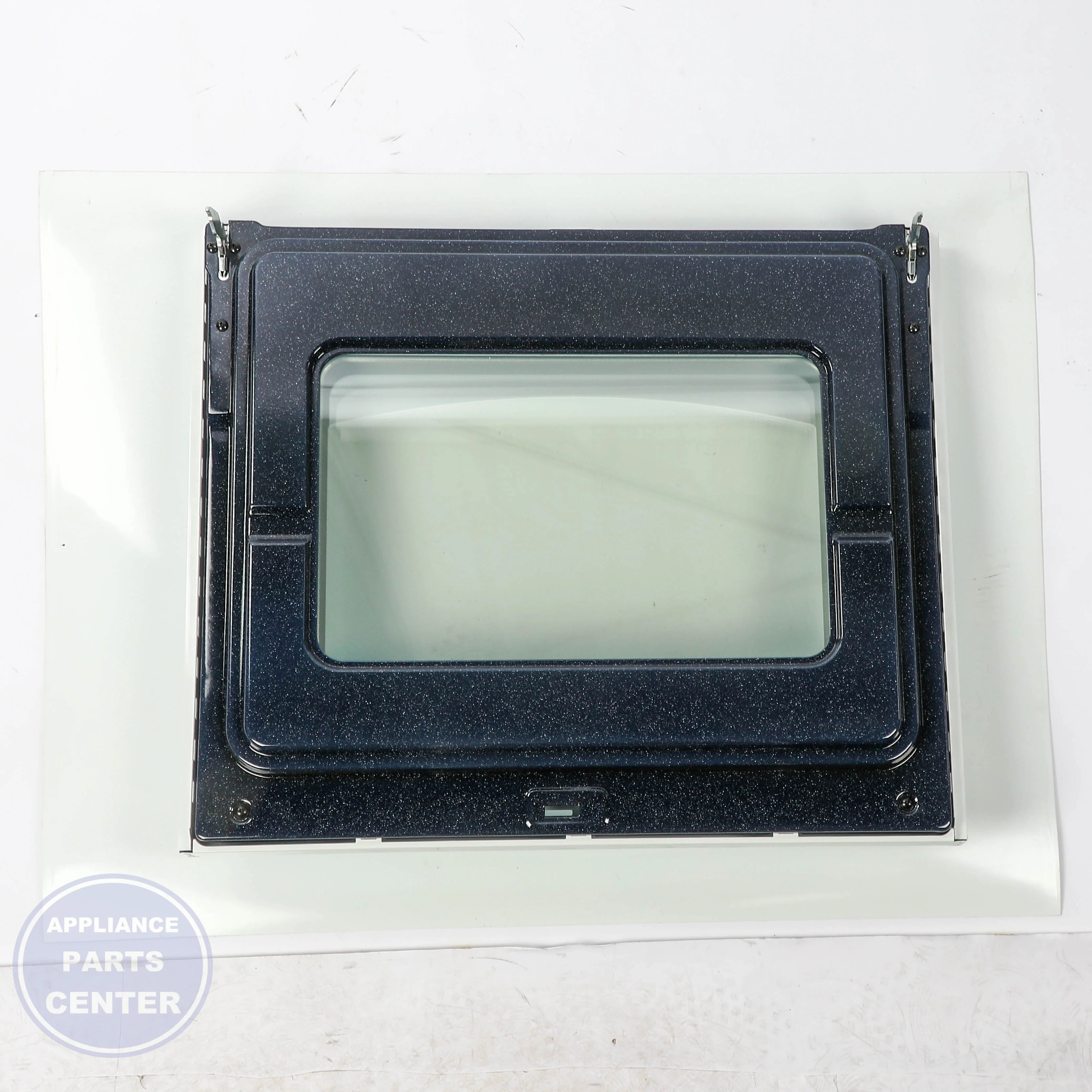 SAM ASSY DOOR;FE-R300SW*,WHITE,BLUE GLASS - Main view showing elegant blue glass for specific models