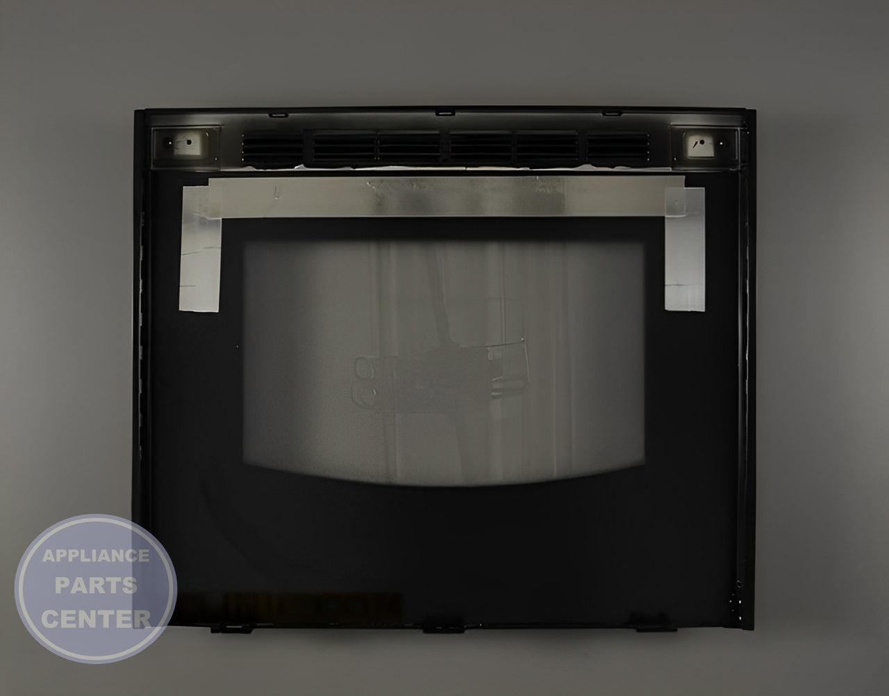 SAM ASSY DOOR SUB;FTQ353IWUB,SECC, GLASS,BLA - Detailed view of secure fitting mechanism