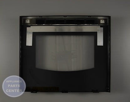 SAM ASSY DOOR SUB;FTQ353IWUB,SECC, GLASS,BLA - Detailed view of secure fitting mechanism