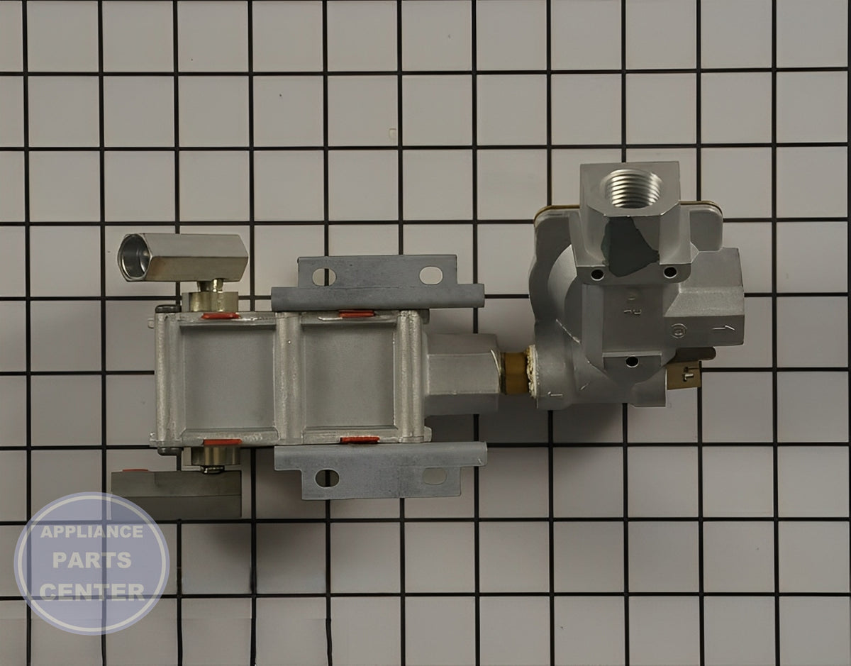 SAMSUNG RANGE SAFETY GAS VALVE ASSEMBLY WALL OVEN DG94-00449A - Detailed view of gas burner control valve