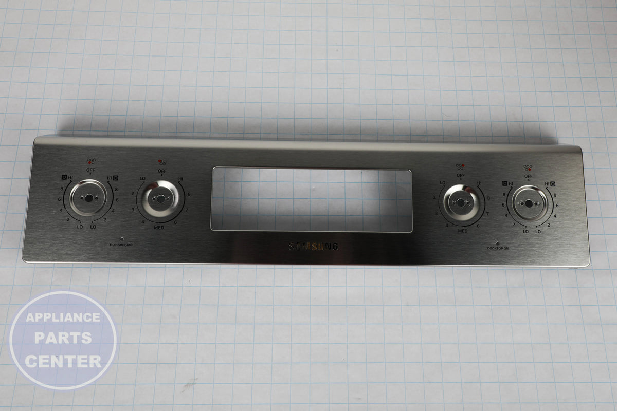 ASSY CONTROL PANEL SUB DG94-00611C - Side view with touchpad measurements