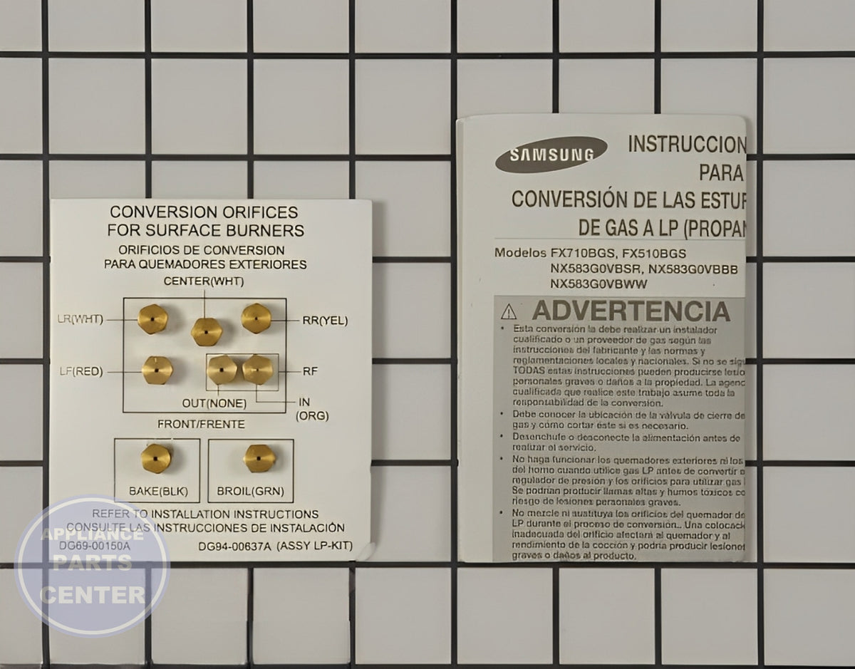 Samsung ASSY-LP KIT;FX710BGS/XAA,V1-BEST DG94-00637A - Main view showing gas burner assembly for Samsung FX710BGS/XAA,V1-BEST