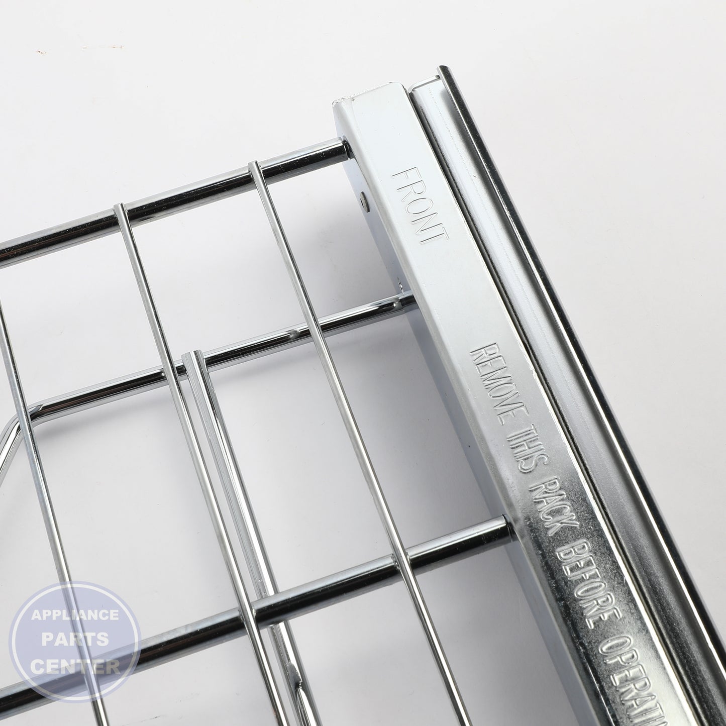ASSY WIRE RACK DG94-00908A - Side view with precise measurements