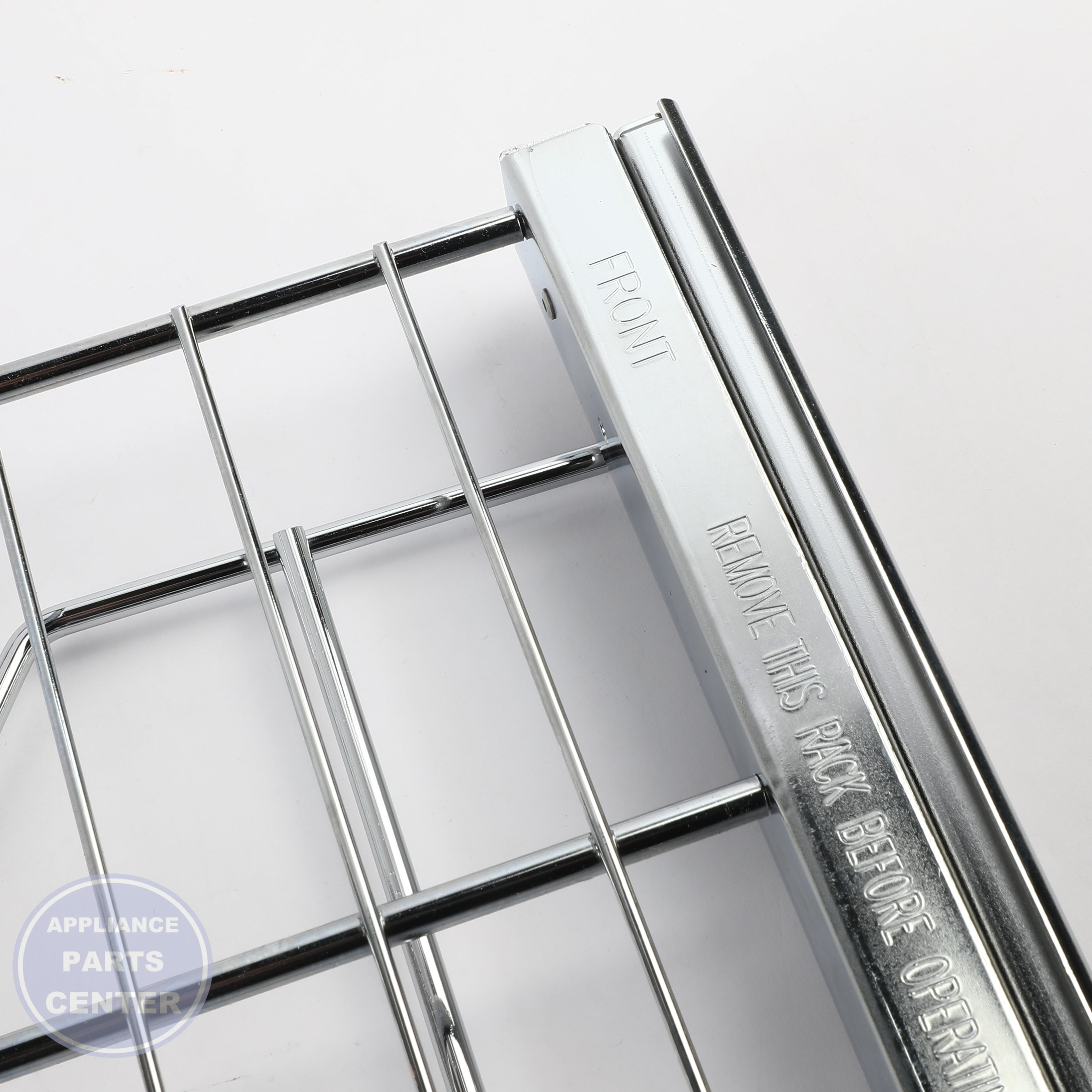 ASSY WIRE RACK DG94-00908A - Side view with precise measurements