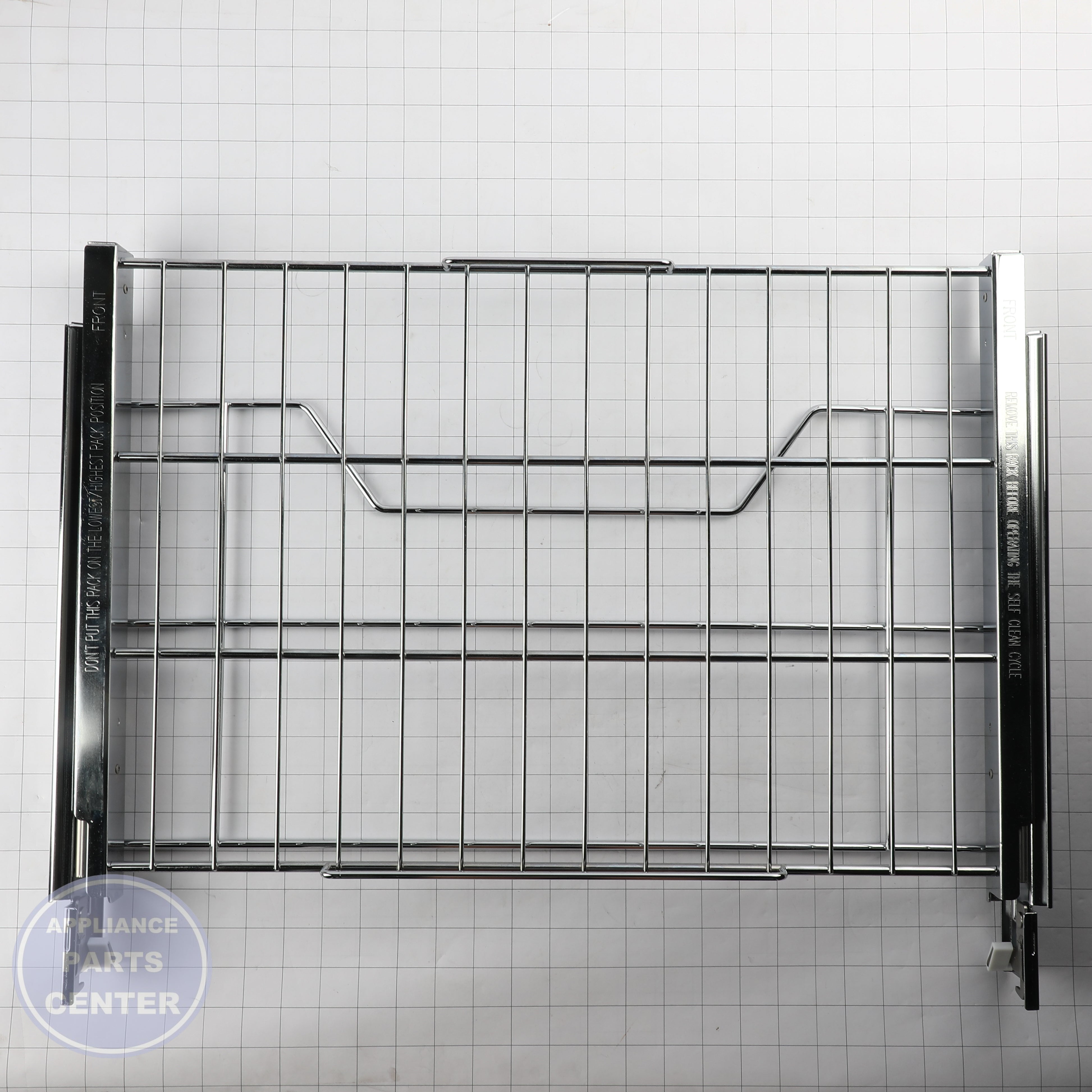 SAM ASSY WIRE RACK DG94-00908A - Installation in NE58F9710WS model showing key mounting points