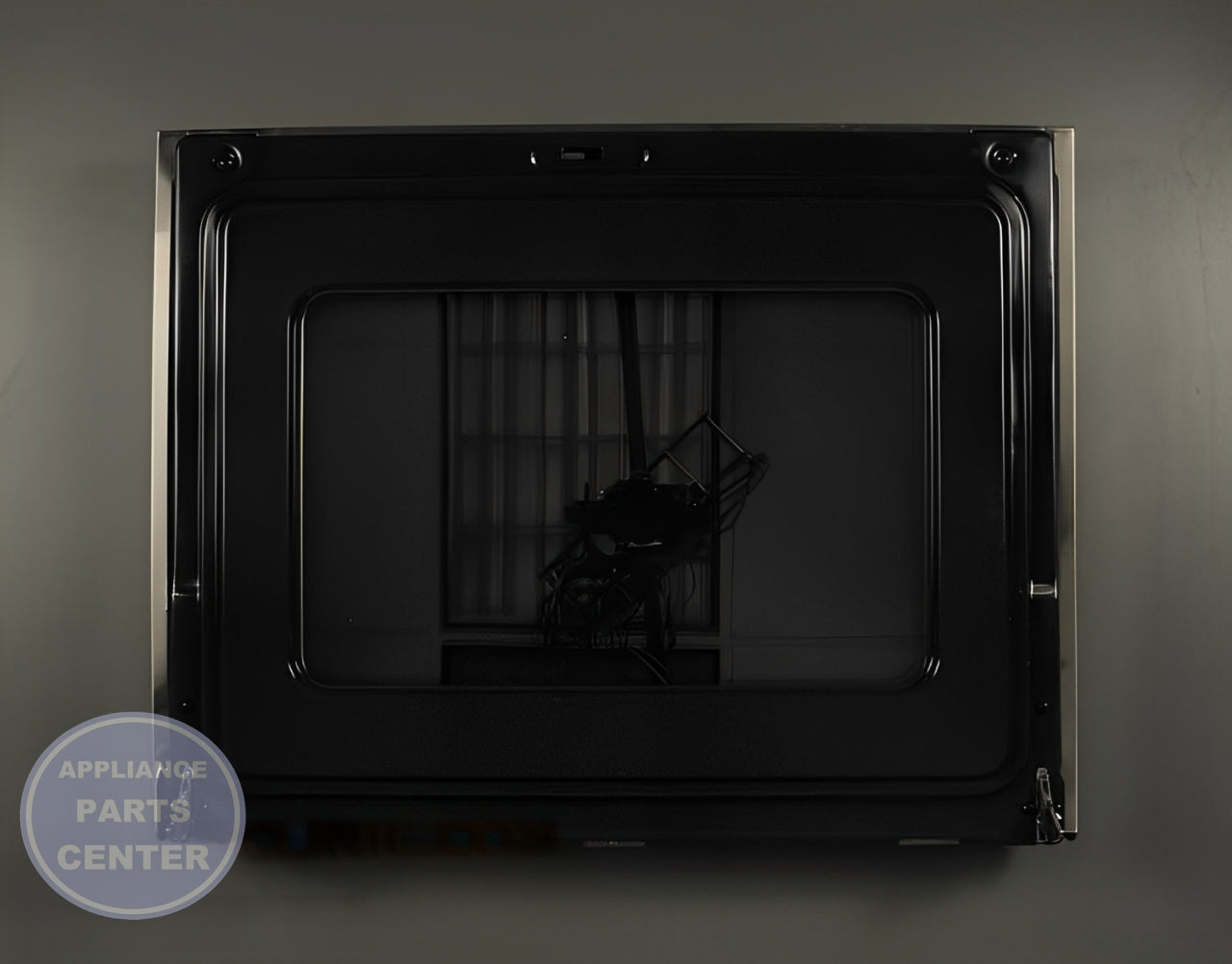 ASSY DOOR DG94-00940A - Detailed view of stainless steel finish