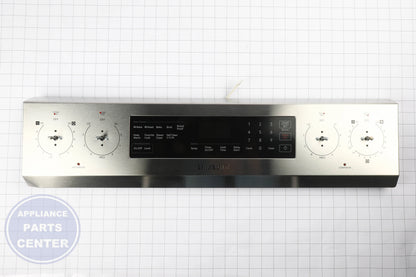 Samsung ASSY CONTROL PANEL DG94-02375A - Installation in NE59N6630SS showing mounting points
