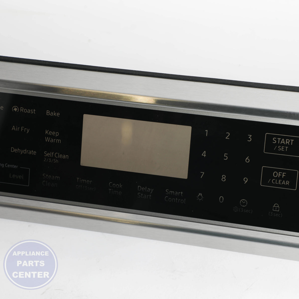 ASSY CONTROL PANEL SUB;NE63T8511SS,STSS, DG94-03573A - Side view with efficient cooking specs
