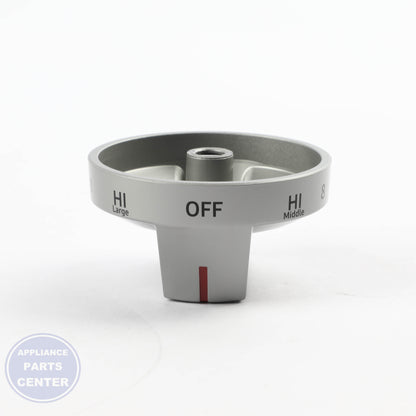 ASSY KNOB;NE63T8311/8111SS,GOOD ELEC DUA - Side view with specific measurements and specs