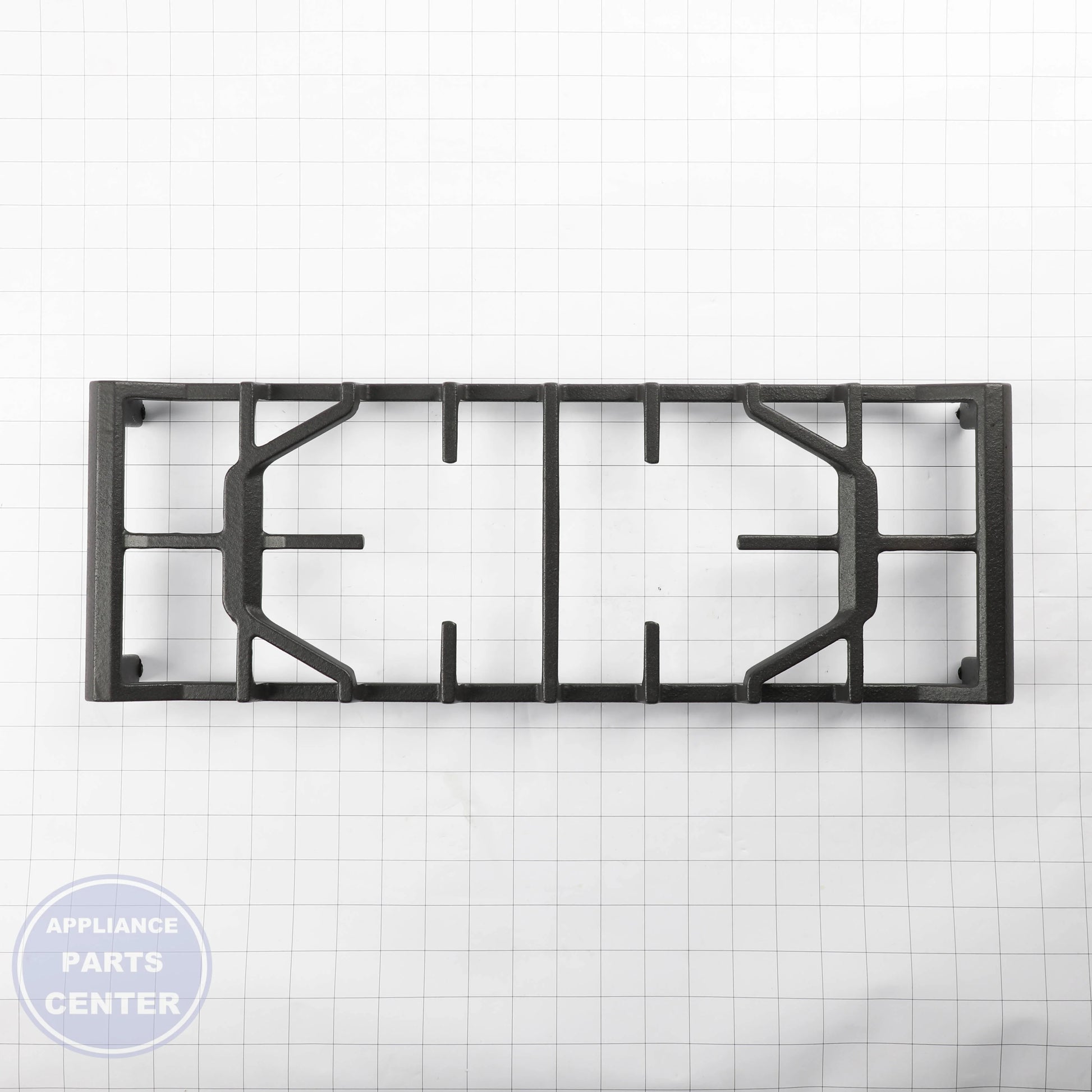 SAM ASSY GRATE CENTER;NX60T5***,CAST IRON,BL - Installation in SAM model, showcasing easy mounting points