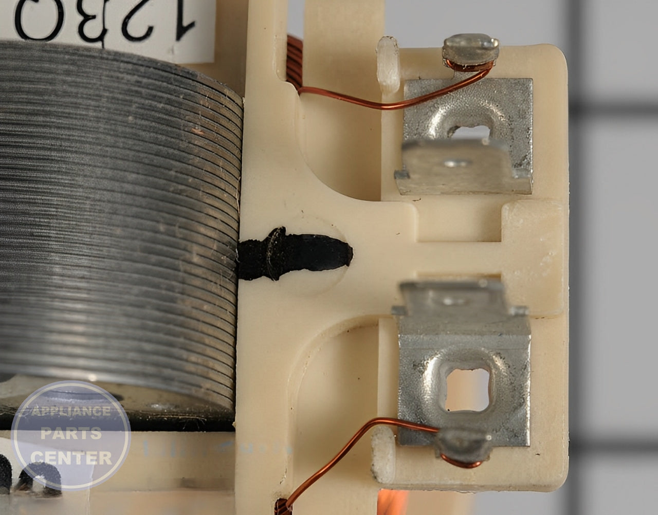 Convection Motor DG96-00110B - Side view with precise measurements
