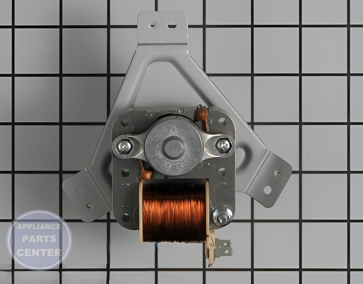 RANGE OVEN CONVECTION FAN MOTOR ASSEMBLY DG96-00110E - Side view with efficient convection specs