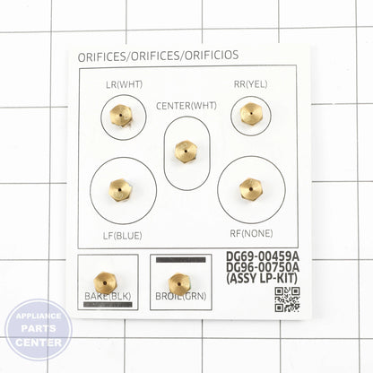 Samsung ASSY LP KIT DG96-00750A - Installation in NX58R4311S showing key mounting points