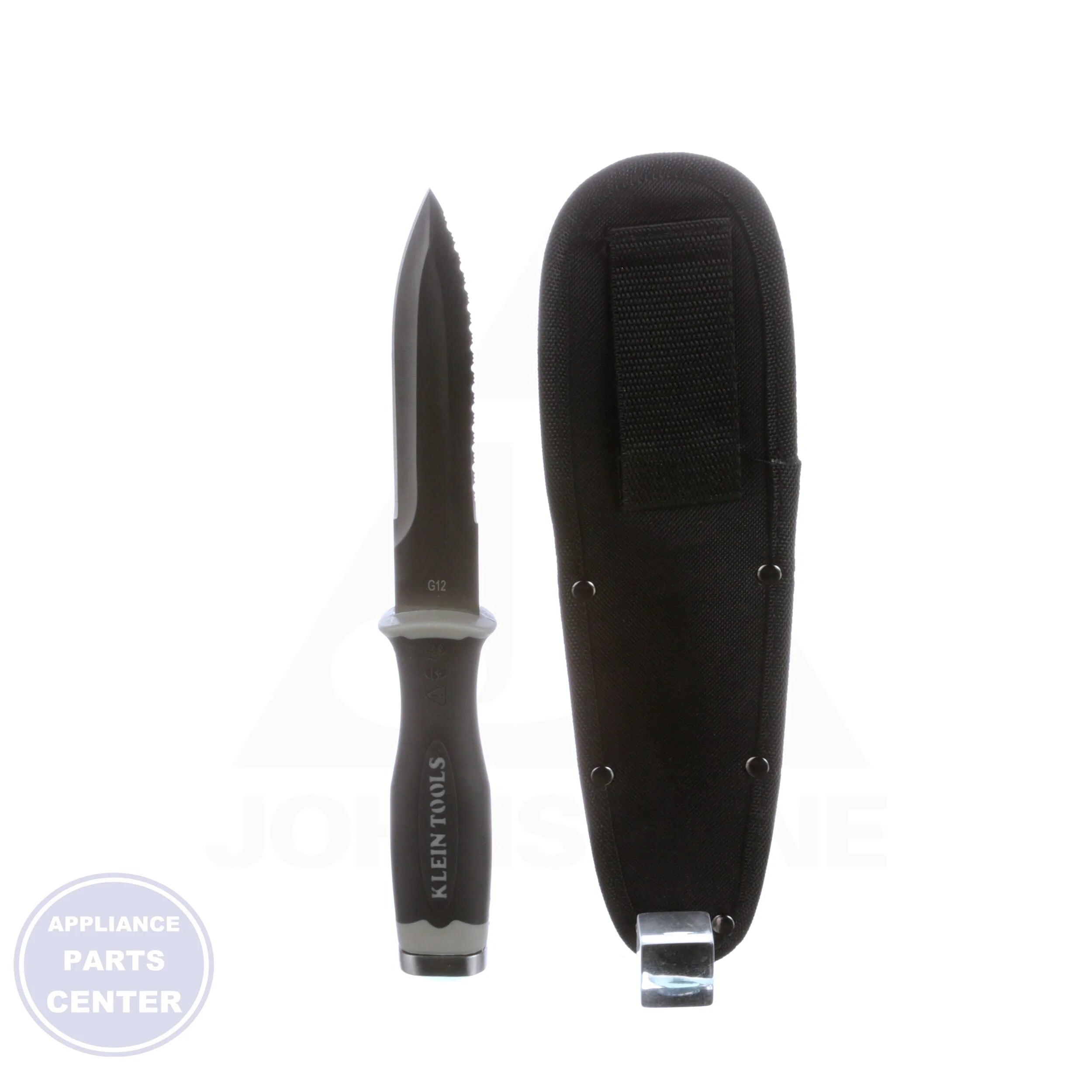 Serrated Duct Knife DK06 - Side view with 5-1/2" blade length