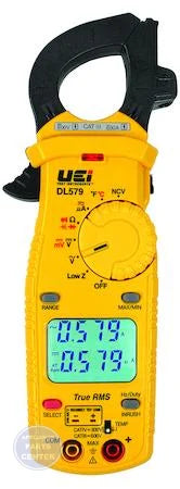 Dualit DL579 Dual Display Clamp Meter - Main view showing backlit dual display for various models