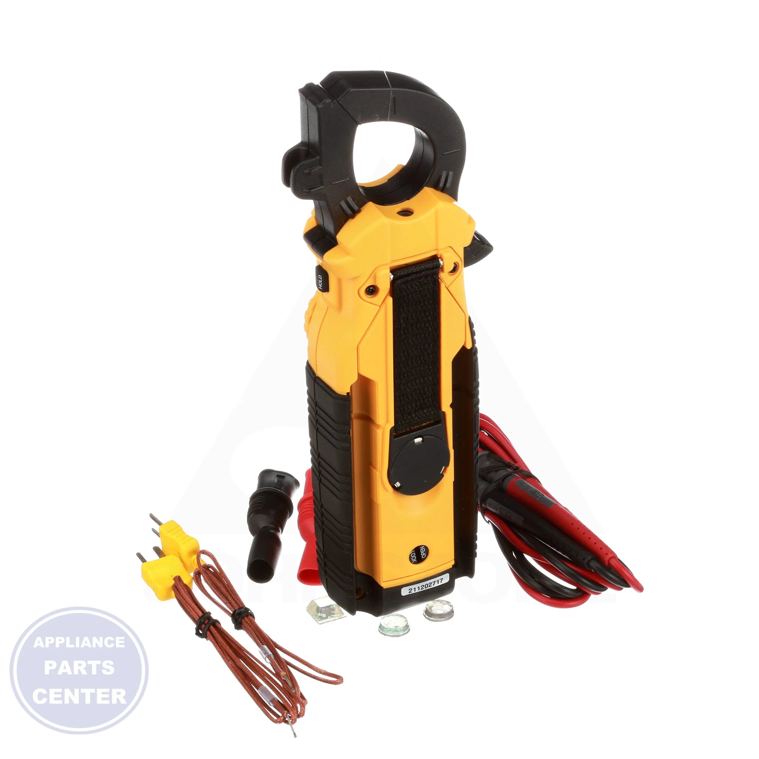 Dual Display Clamp Meter DL589 - Side view with 600A AC/DC measurements