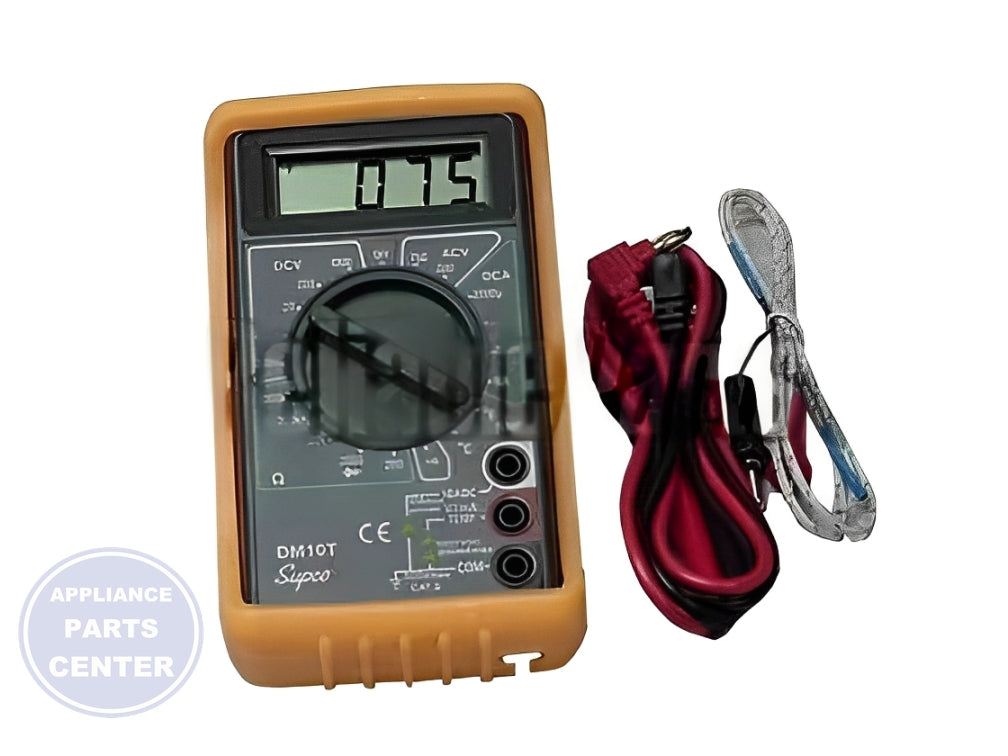 SUPCO DM10T Economy Digital Multimeter - Installation in specific model showing key mounting points
