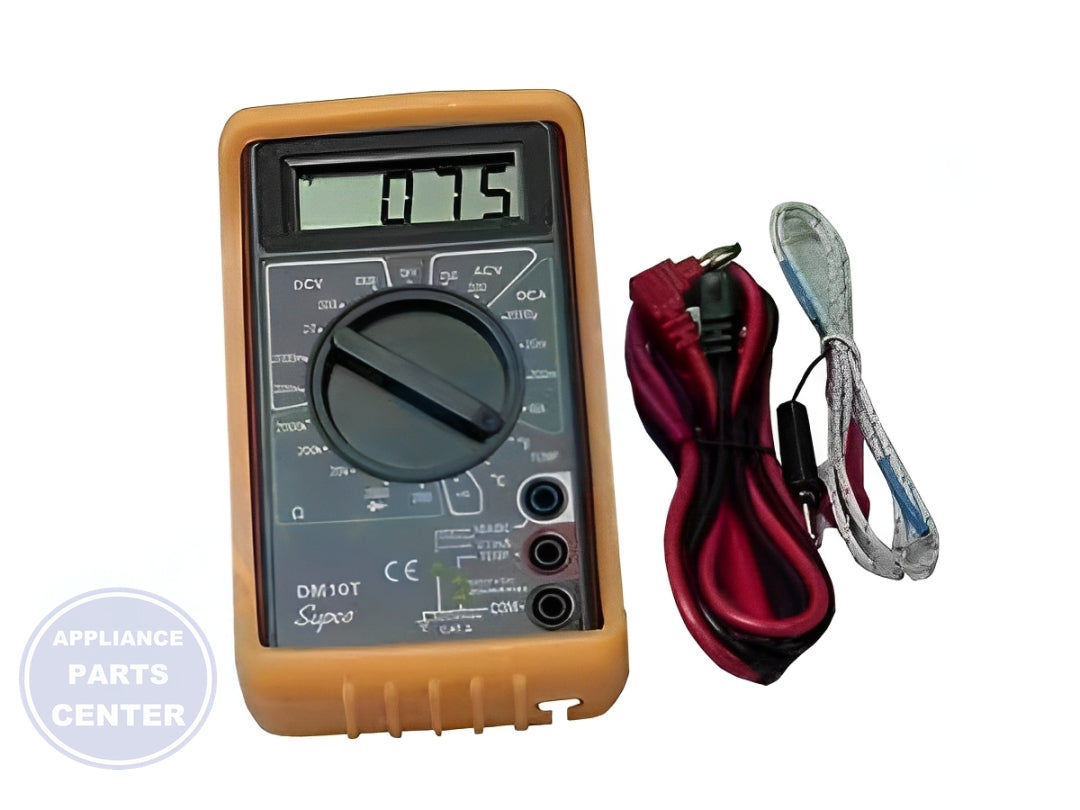 SUPCO DM10T Economy Digital Multimeter - Installation in specific model showing key mounting points