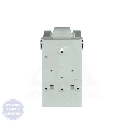 Disconnect Switch DPB222R - Side view with 120/240 Volts specs