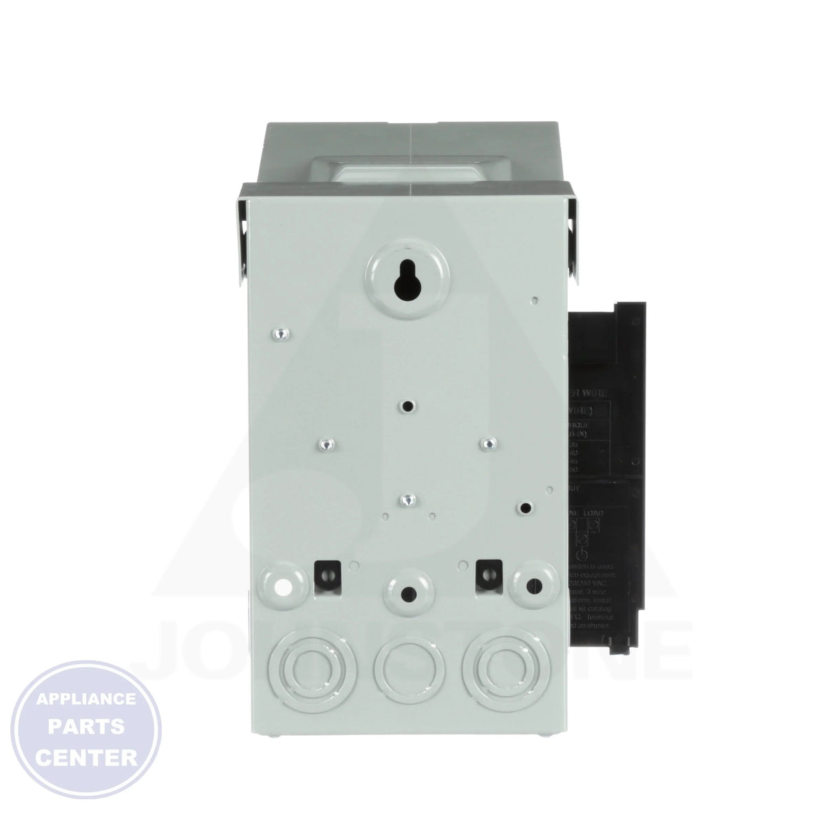 Disconnect Switch DPF222R - Side view with 60A capacity at 120/240V