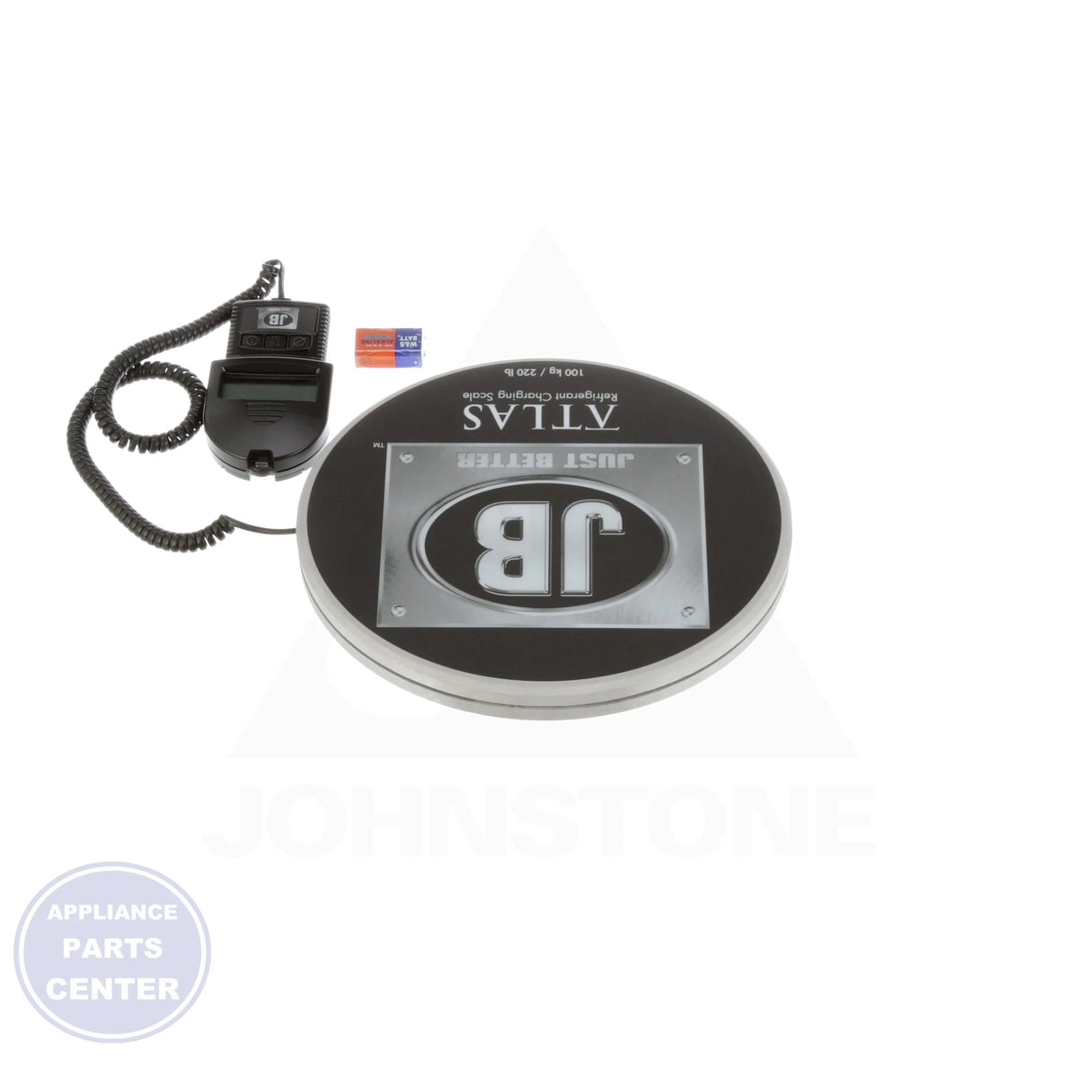 Atlas Electronic Refrigerant Scale DS-20000 - Side view with 220 lb capacity