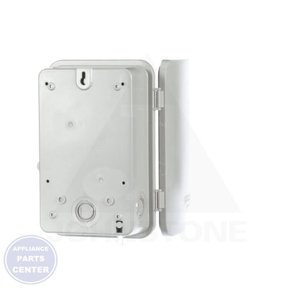 Commercial Auto-Voltage Defrost Timer DTAV40JS - Side view with 120-240 volts and 40 amp specifications
