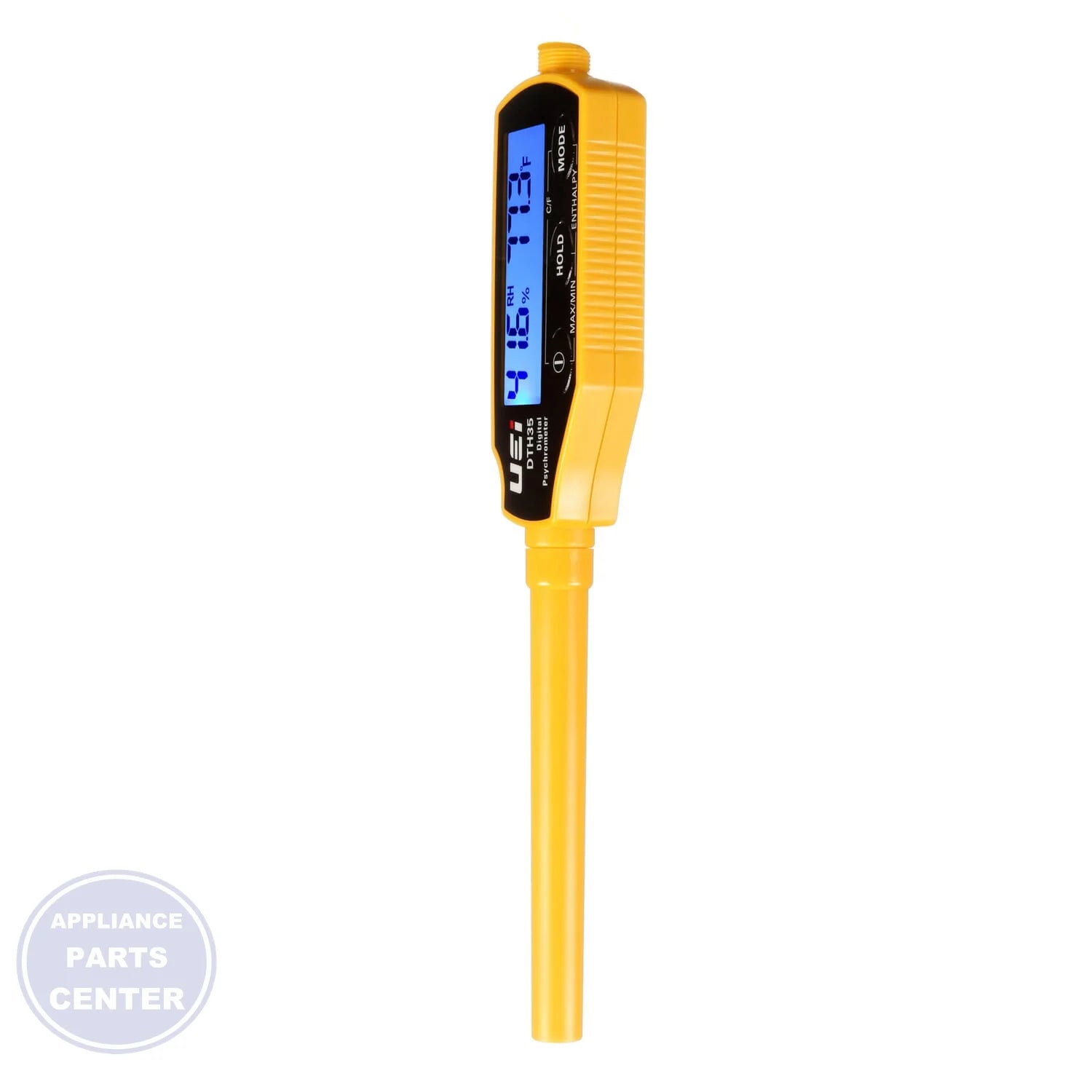 Pocket Digital Psychrometer DTH35 - Detailed view of min/max and data hold functions