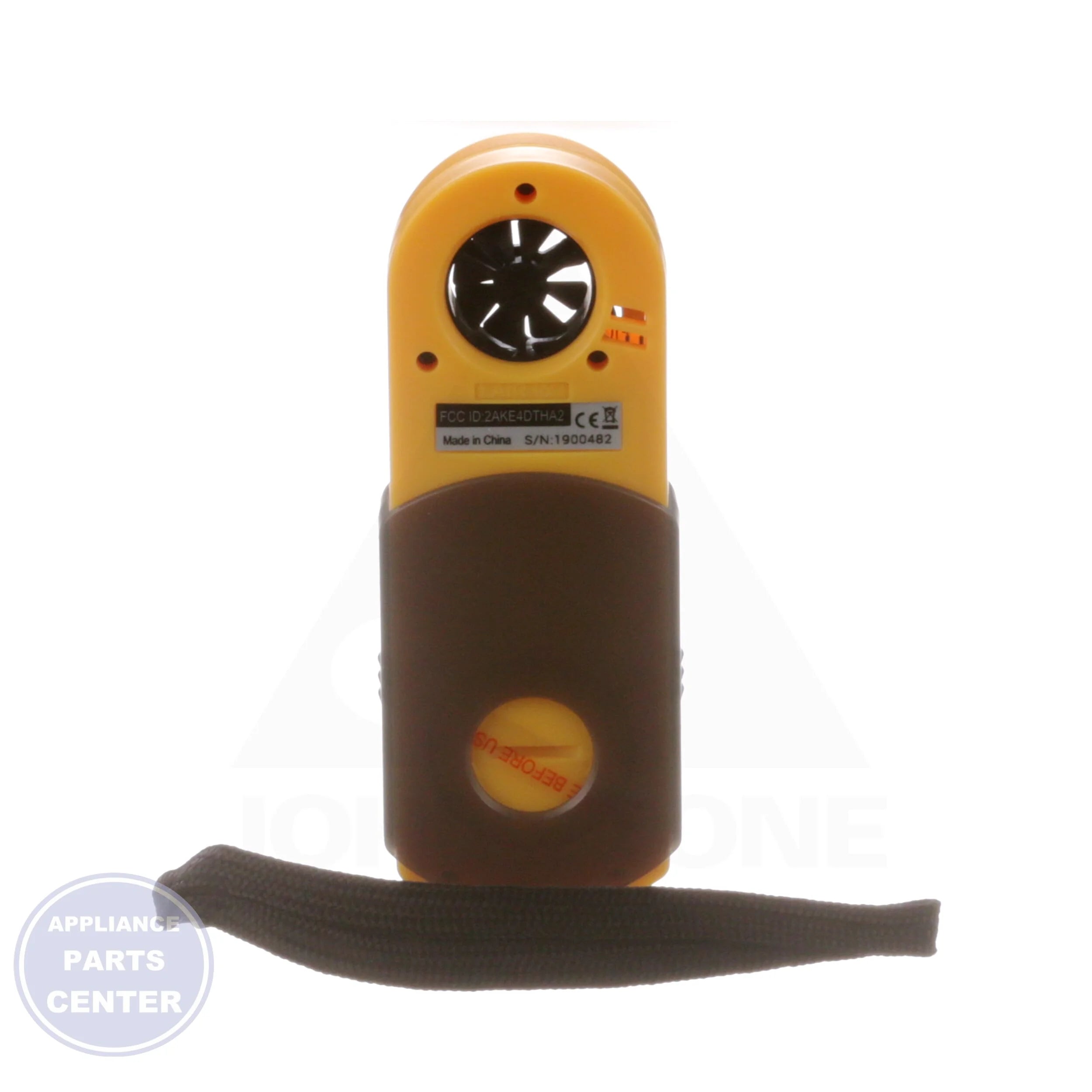 Airflow Temperature/Humidity Adapter DTHA2 - Side view with temperature and humidity range specifications