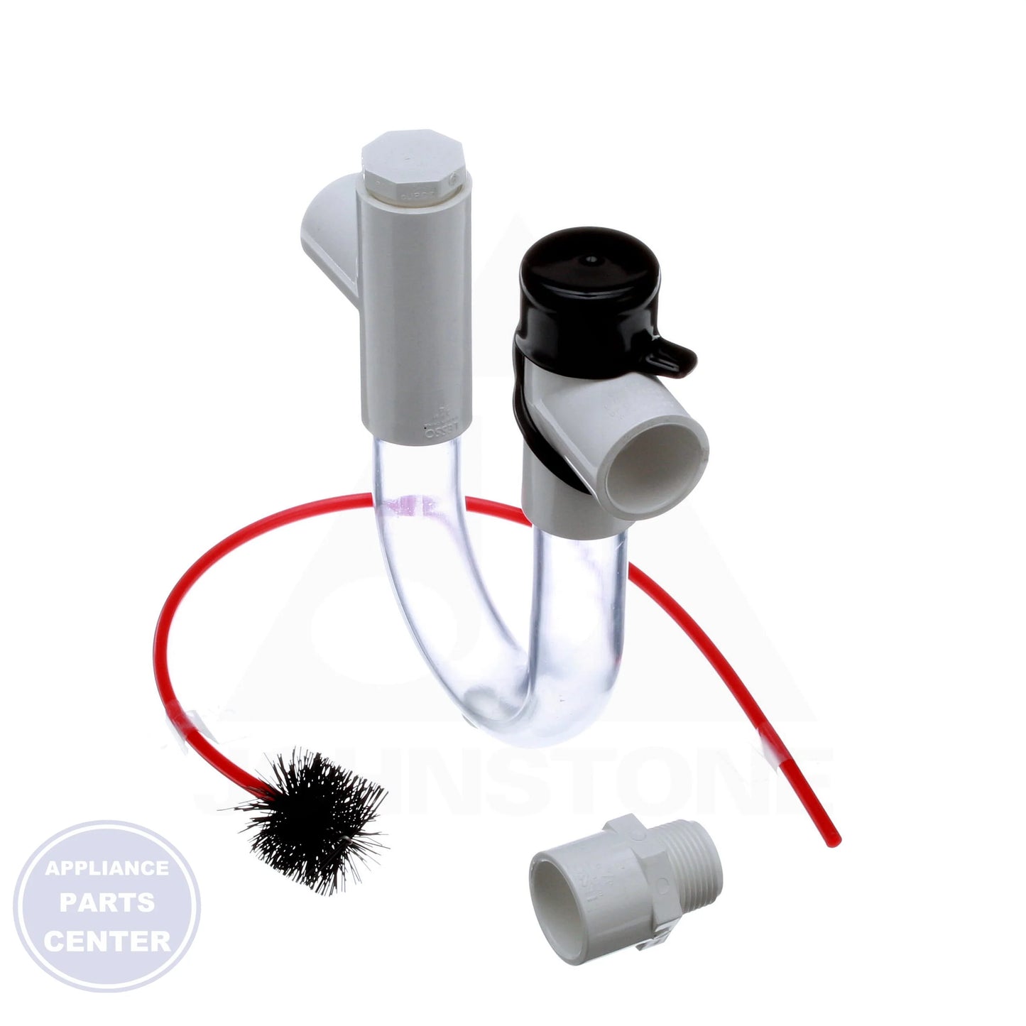 Condensate Drain Trap With Brush DTK113B - Detailed view of multiple cleanouts