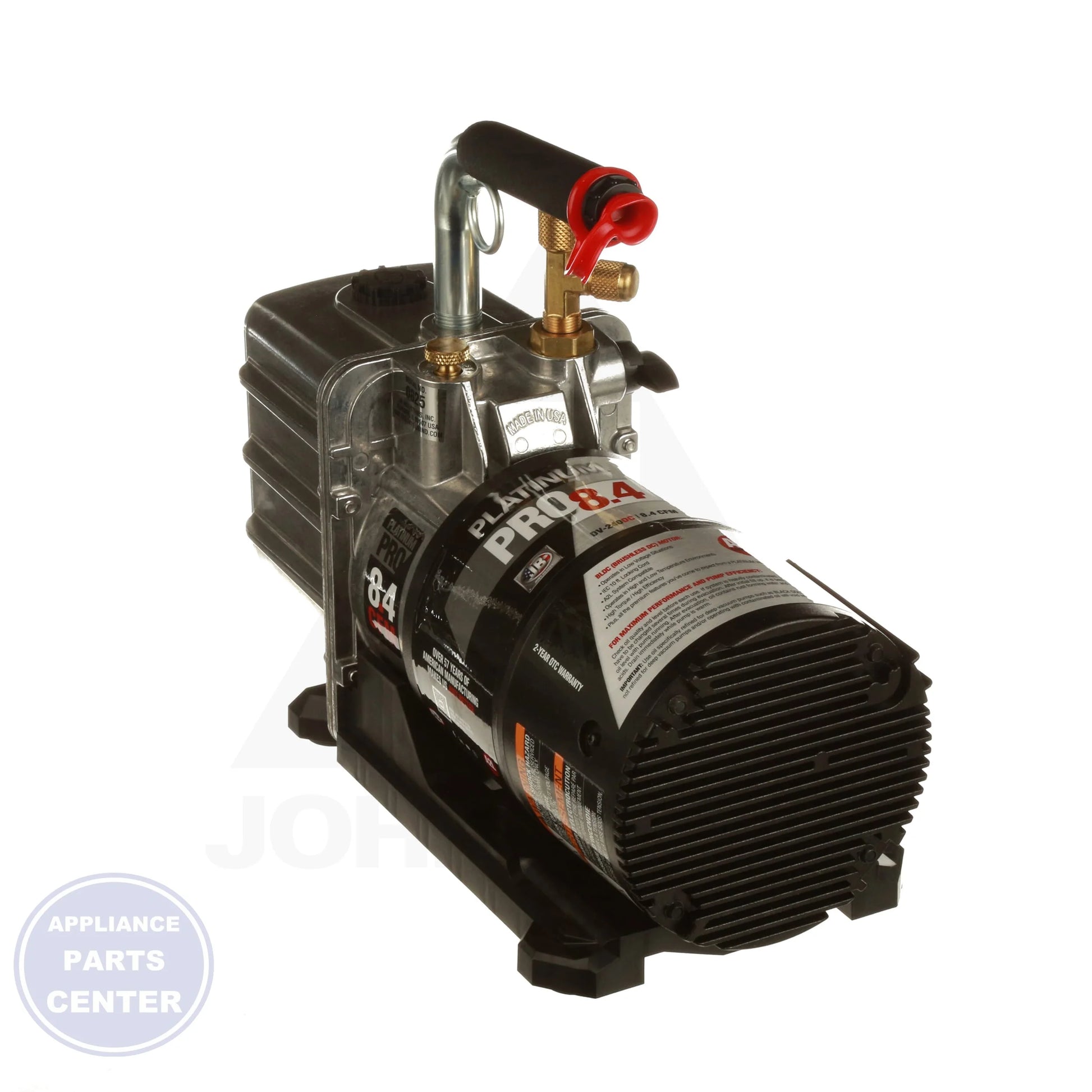 Platinum Pro DV-240DC - Detailed view of 15 micron vacuum rating