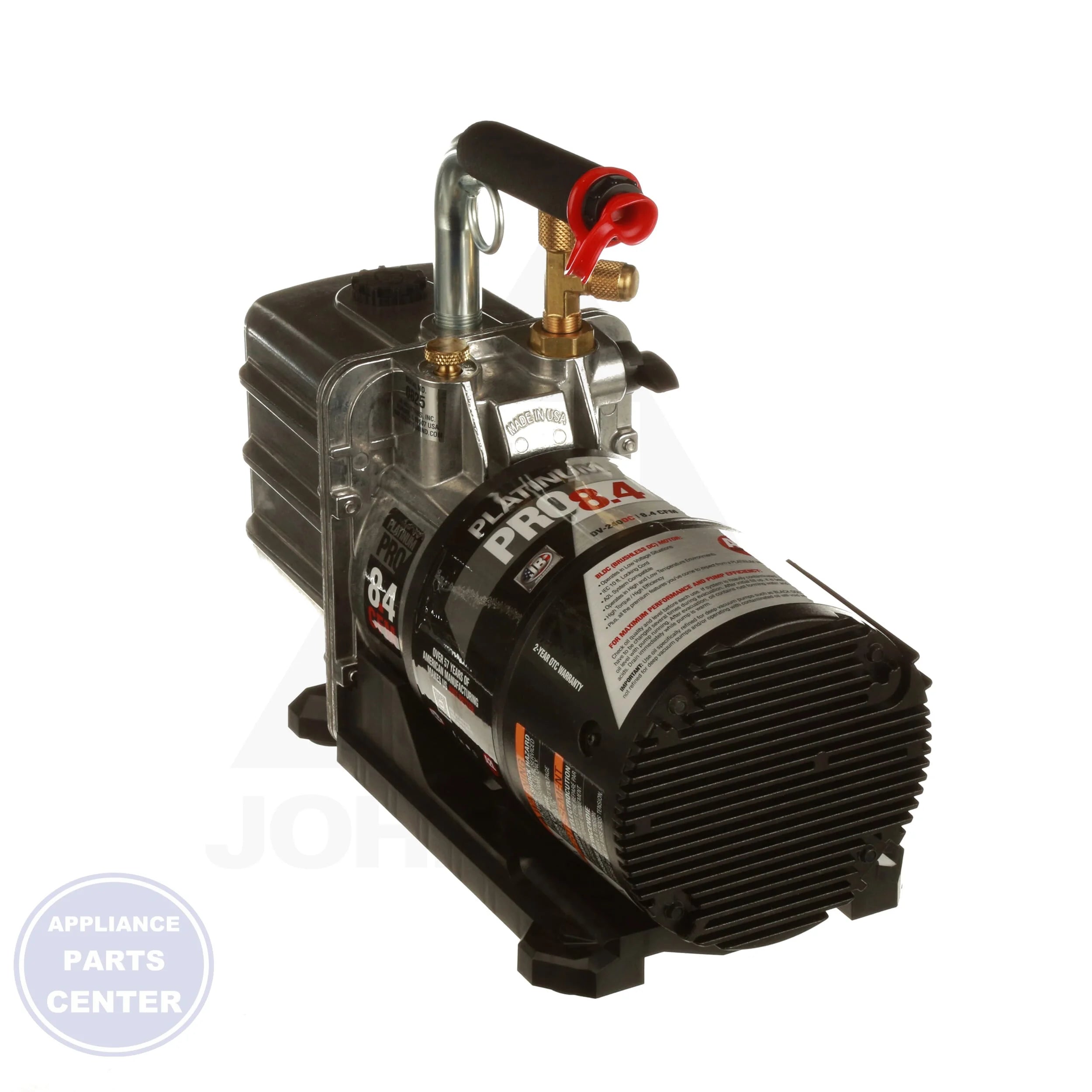 Platinum Pro DV-240DC - Detailed view of 15 micron vacuum rating