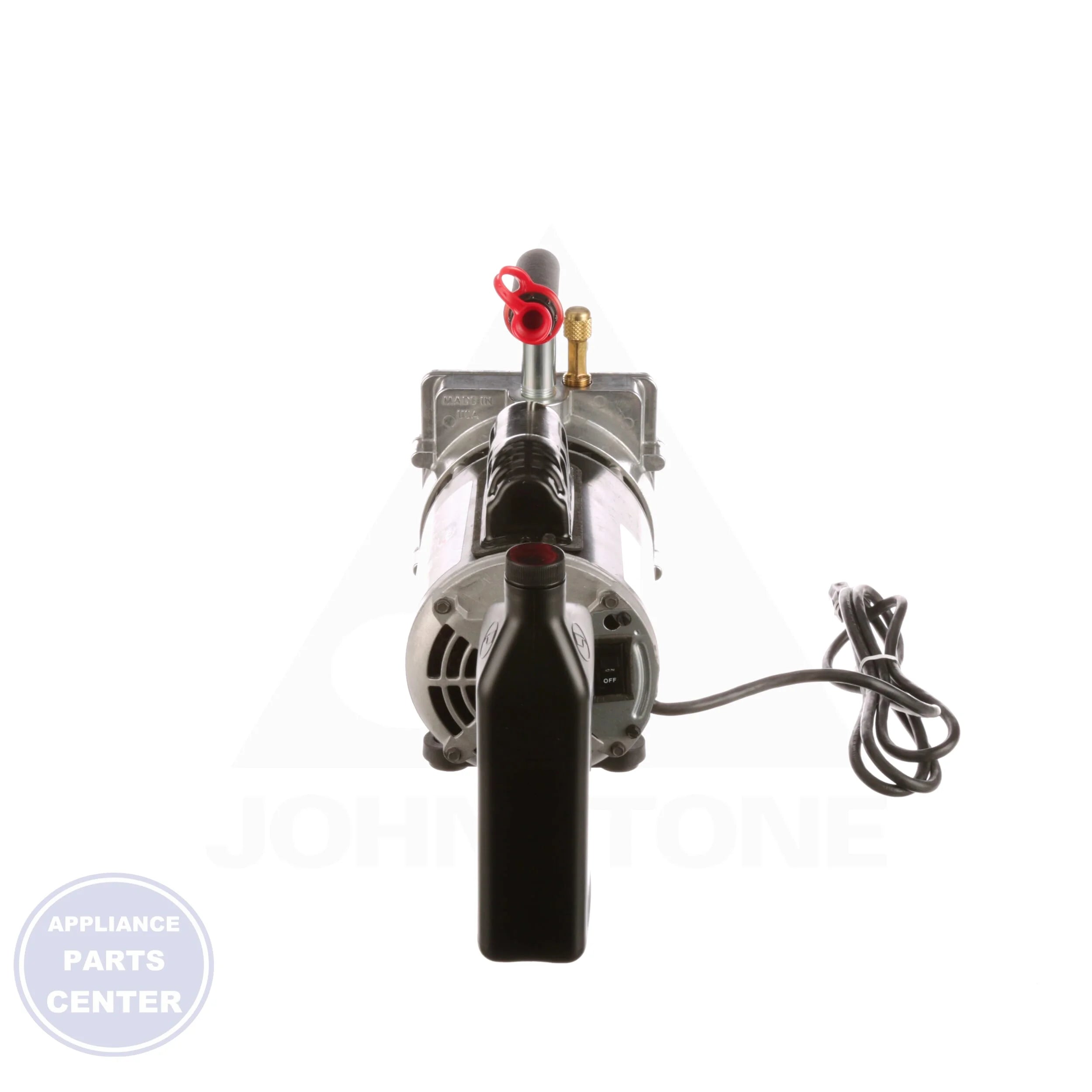 [Brand] 6 CFM Eliminator Vacuum Pump DV-6E - Detailed view of 25 Oz. oil capacity