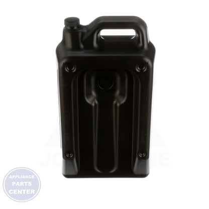 The TANK Vacuum Pump Oil Caddy DV-T1 - Side view with convenient measurements