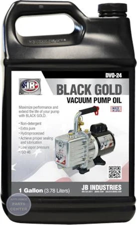 Black Gold Vacuum Pump Oil DVO-24-BX - Main view showing optimal lubrication for H85-227