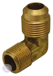 [Brand] 90° Elbows Flare to Male Pipe Thread E1-4A - Main view showing secure connection for [Specific Models]