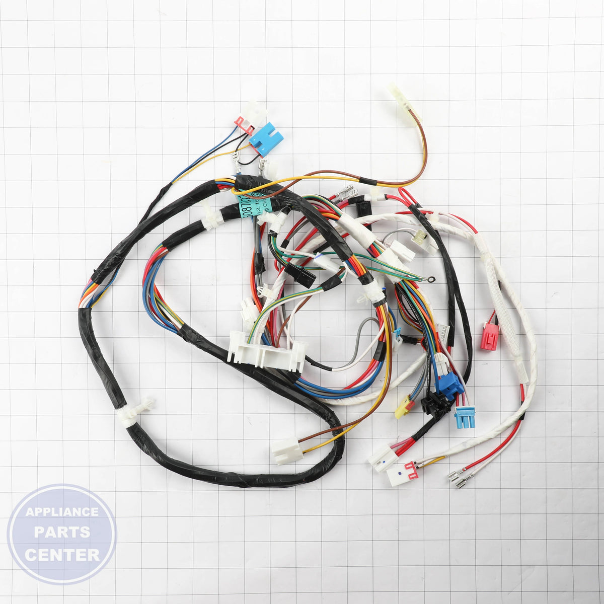 L-G HARNESS,MULTI EAD60870427 - Installation in L-G Dryer showing key mounting points