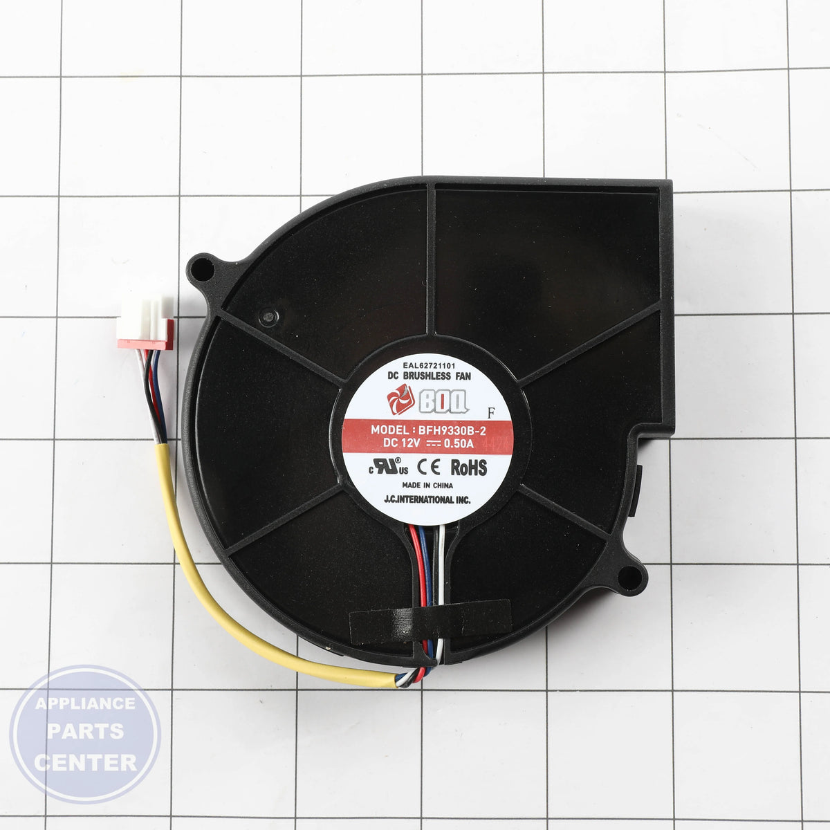 L-G FAN MODULE EAL62721101 - Installation in L-G model showing key mounting points