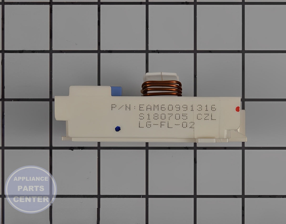 LG FILTER ASSEMBLY EAM60991316 - Installation in LGE Dishwasher showing key mounting points