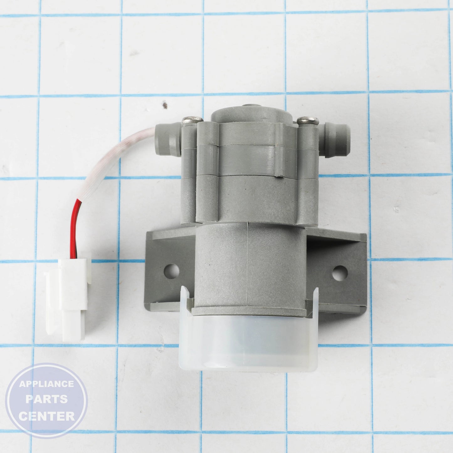 MOTOR ASSEMBLY EAU37148701 - Side view with precise technical specifications