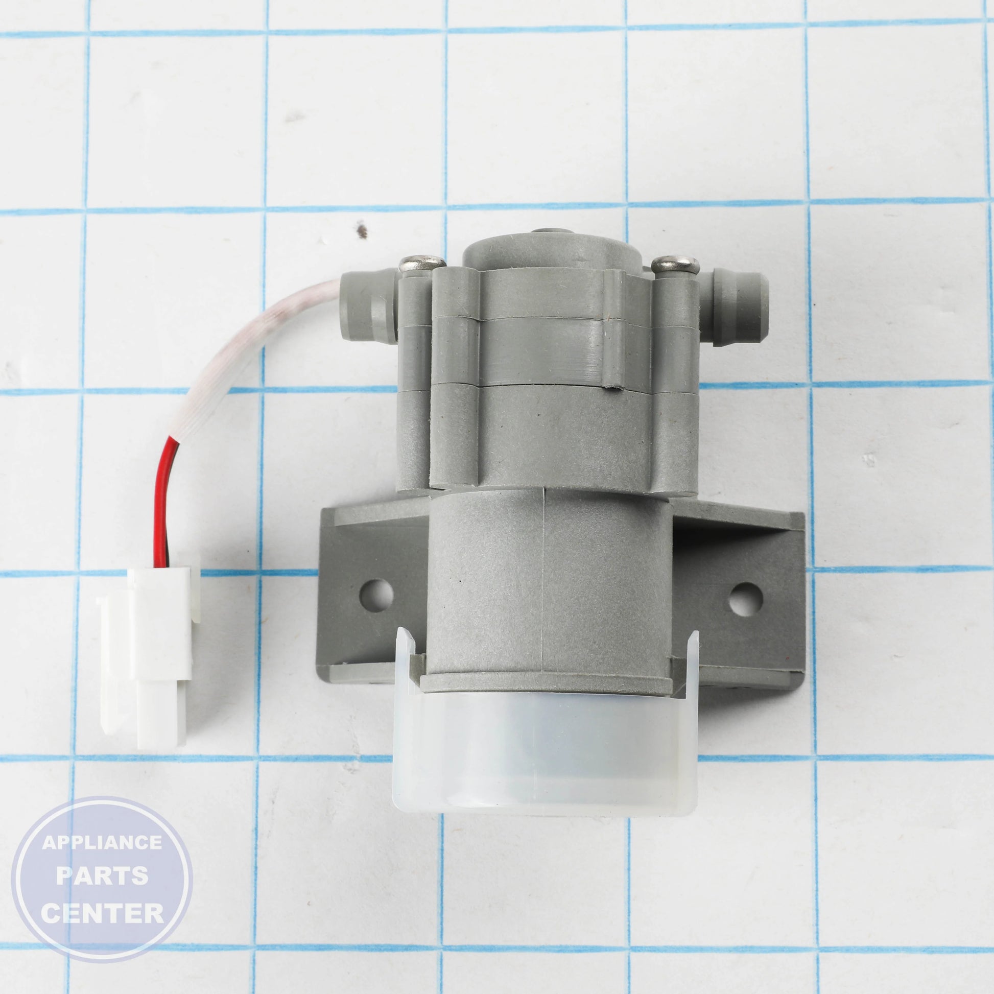 MOTOR ASSEMBLY EAU37148701 - Side view with precise technical specifications